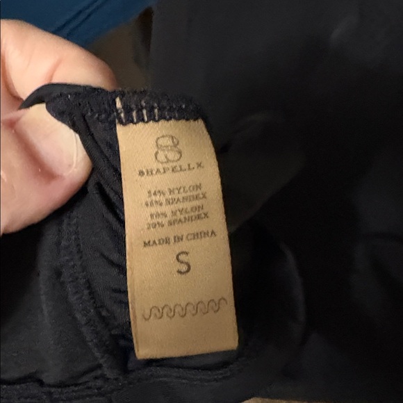 Shapellx Women’s Sz S Black Long Sleeve Dress Bodycon Shapewear Shelf Bra NWOT - Picture 5 of 8